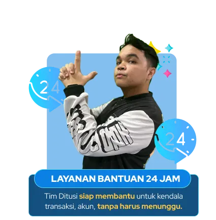 Layanan bantuan 24 jam