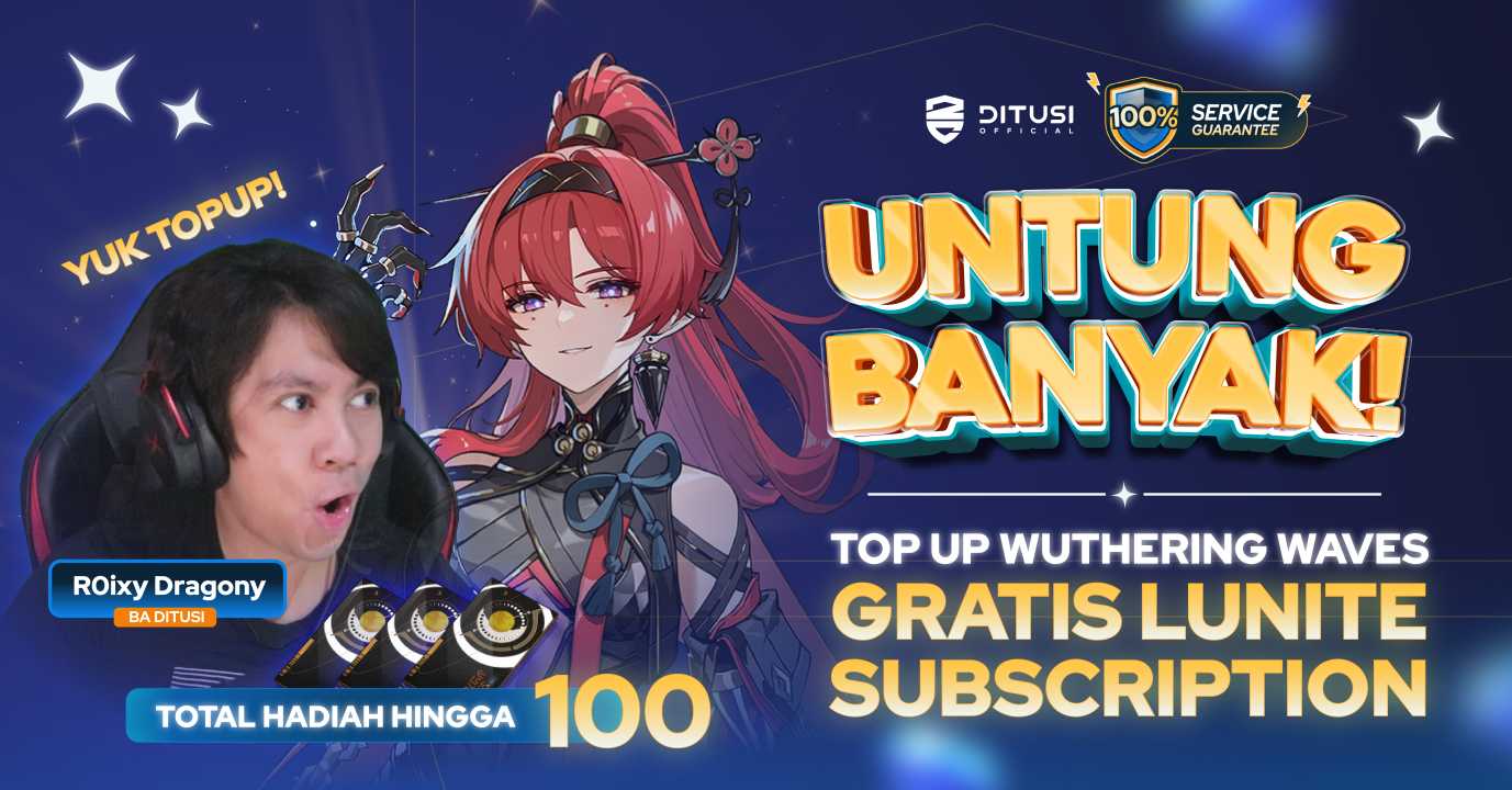 Untung Banyak! Top Up Wuhtering Waves di DITUSI : GRATIS Lunite Subscription