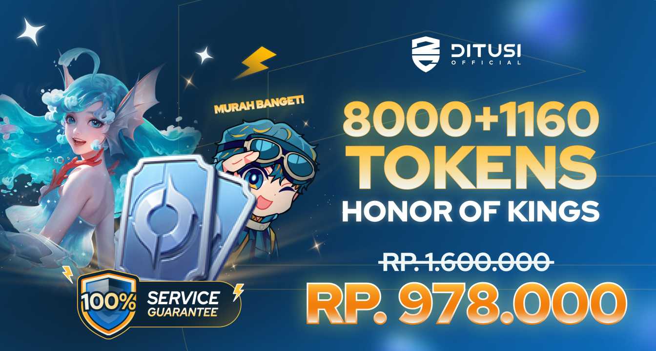 Top Up Token Honor of Kings di DITUSI : Hemat Ratusan Ribu!