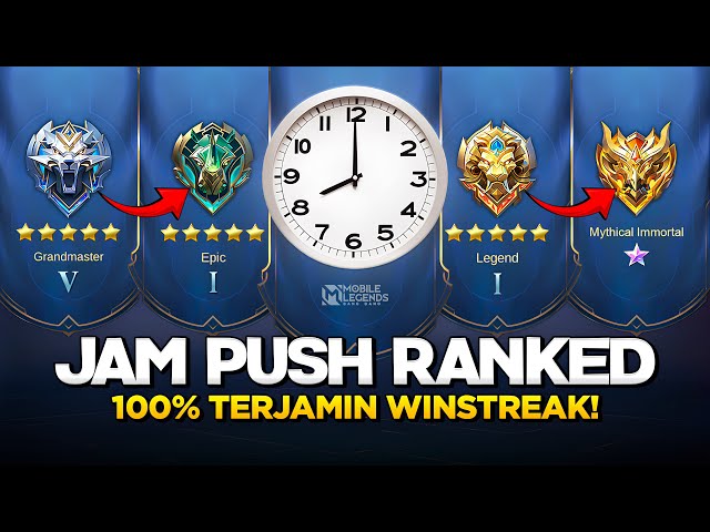 Jam Push Rank MLBB