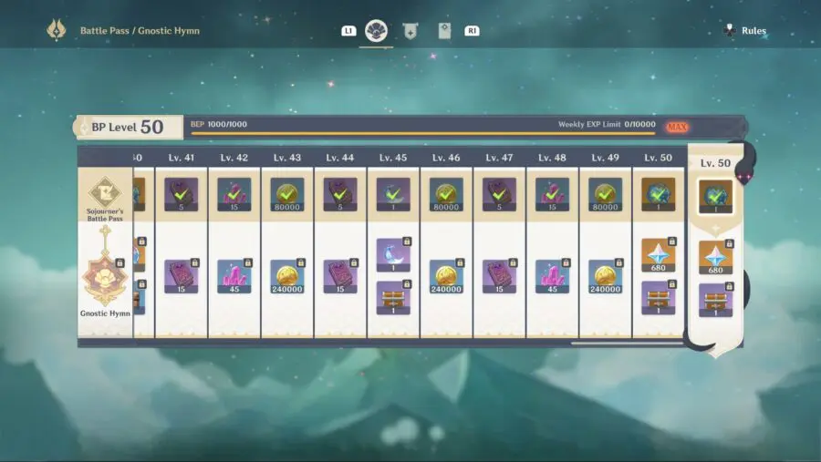 Battle Pass Genshin Impact