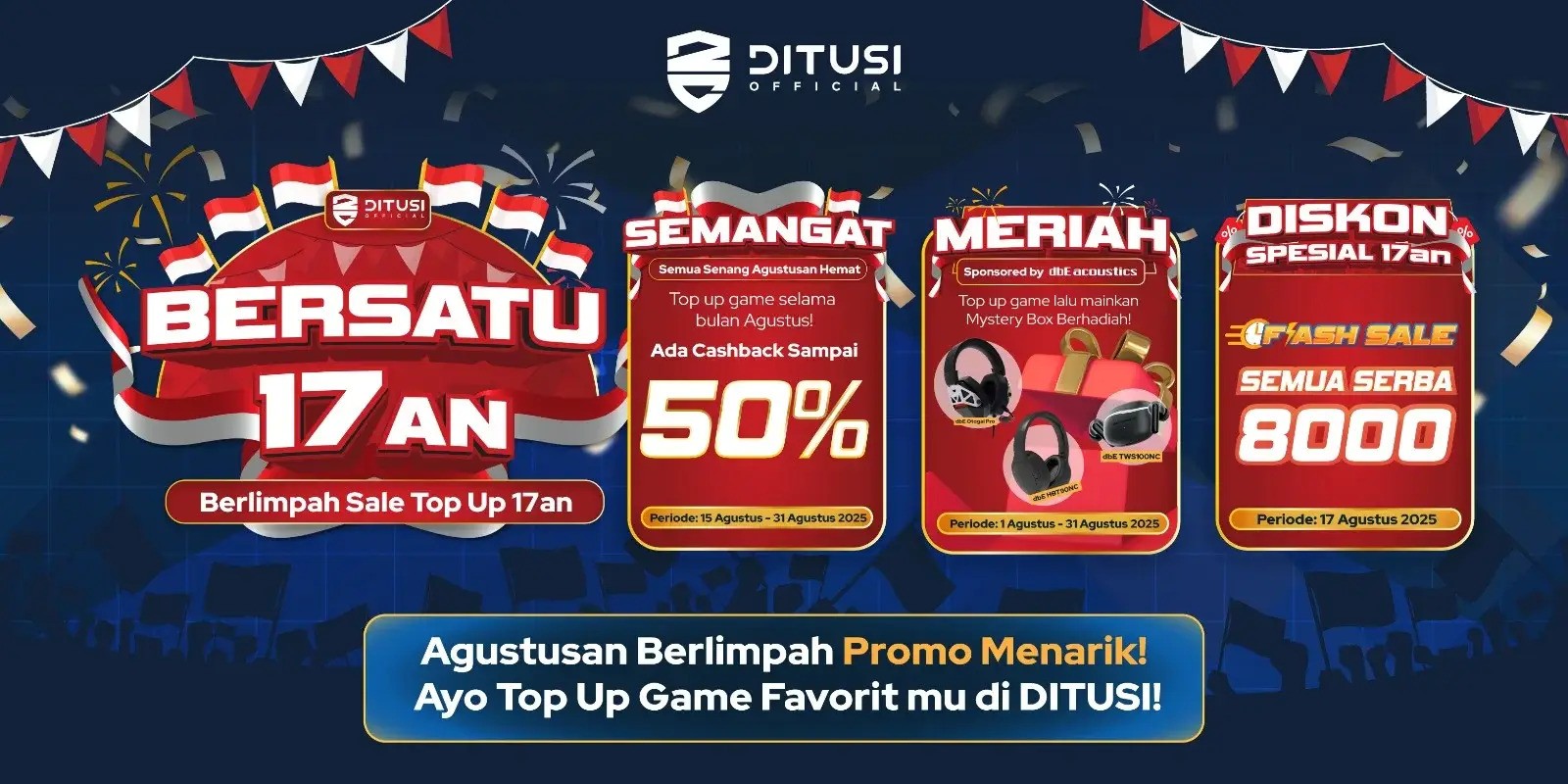 BERSATU 17AN – BERLIMPAH SALE TOP UP 17AN!