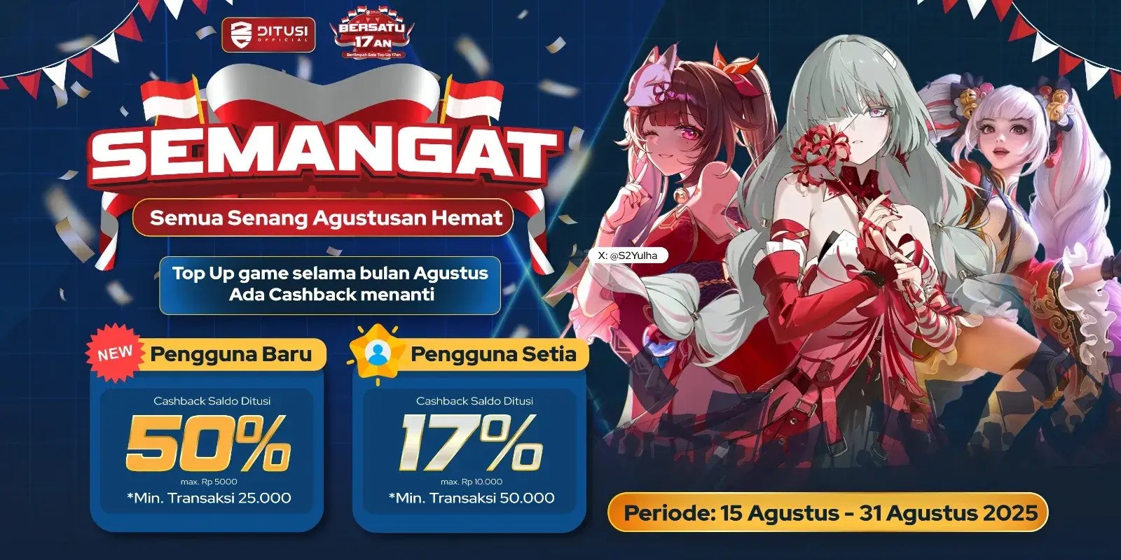 Promo SEMANGAT – Semua Senang Agustusan Hemat!