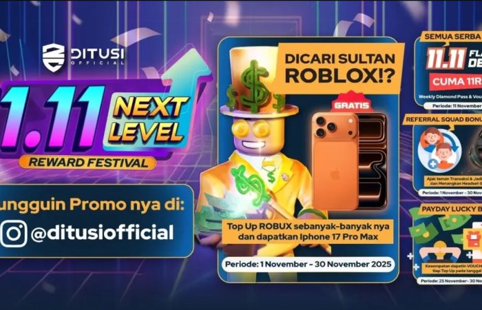 11.11 Next Level Reward Festival – Saatnya Level Up Hadiahmu!