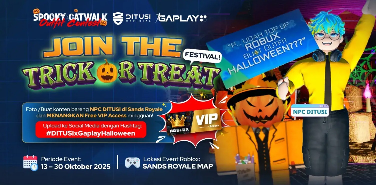 Join the Trick or Treat Festival di map SAND ROYAL 🎃