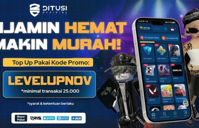 LEVELUPNOV – Promo Spesial Buat New Member Ditusi!