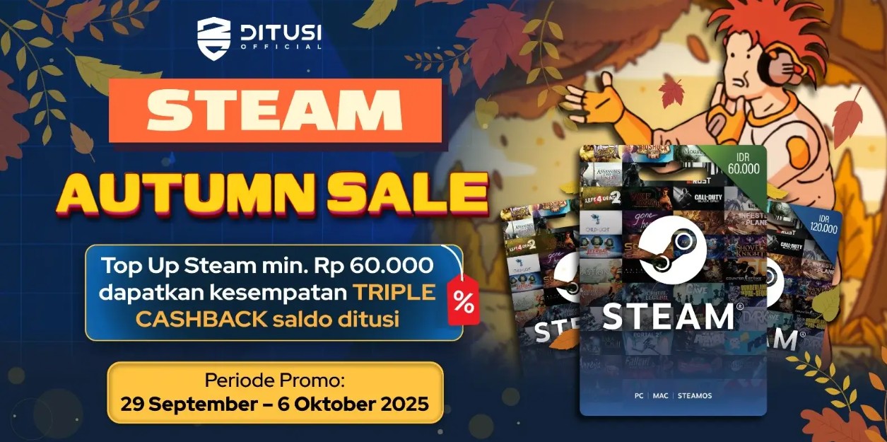 Steam Autumn Sale – Triple Cashback Event