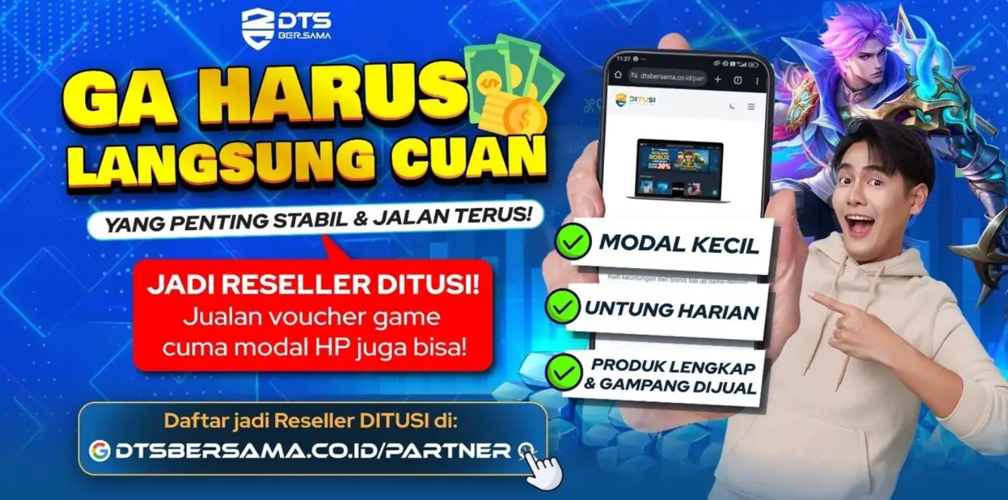 Mulai Bisnis Top Up Game Itu Nggak Perlu Ribet!