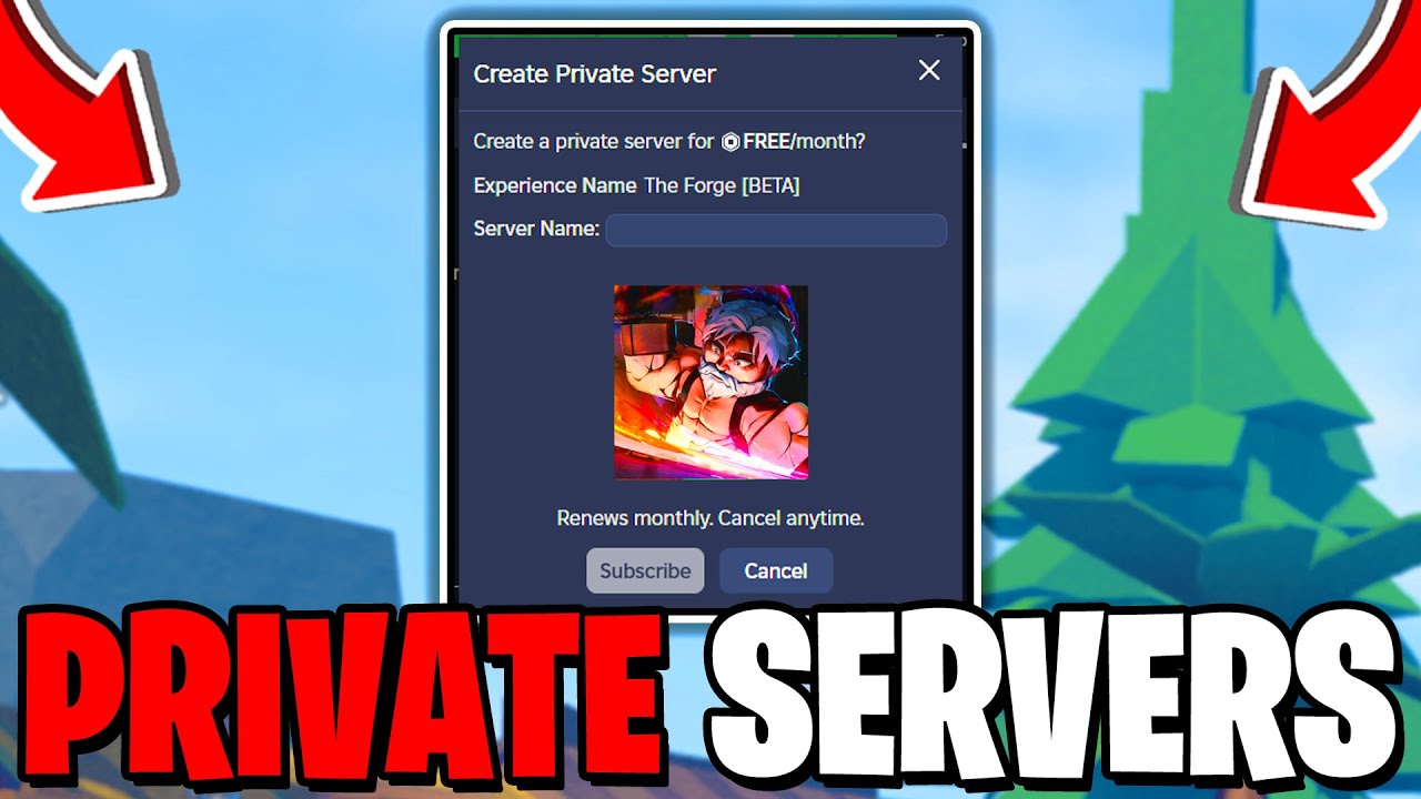 Private Server The Forge Roblox