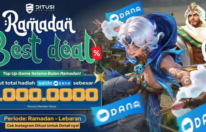 Top Up Game Selama Ramadhan, Rebut Total 5 JUTA saldo DANA 