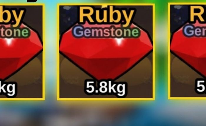 Ruby Mutated Gemstone di Fish It Roblox