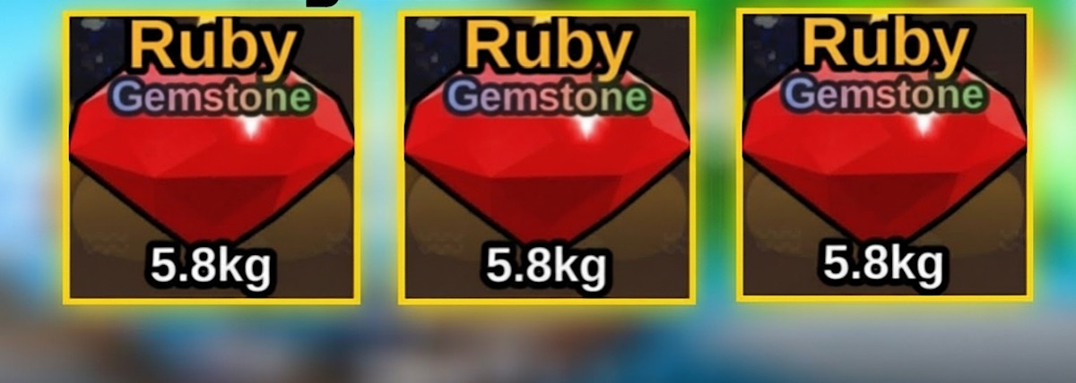 Ruby Mutated Gemstone di Fish It Roblox