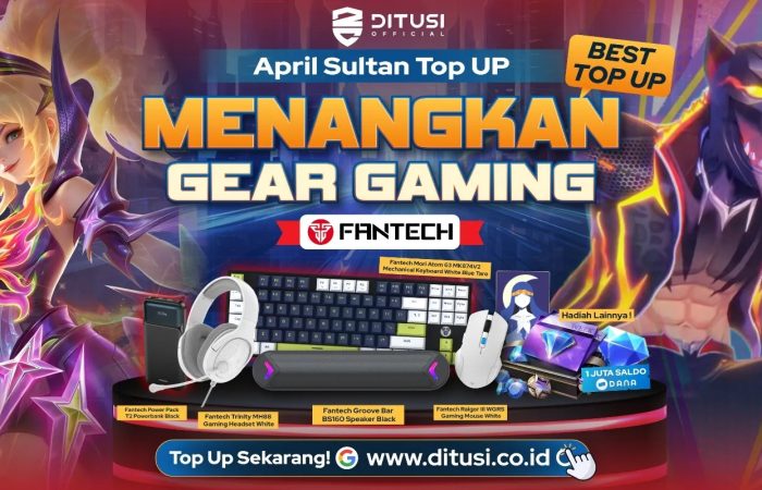 April Sultan Top Up – Menangkan Gaming Gear FANTECH & Jutaan Hadiah!