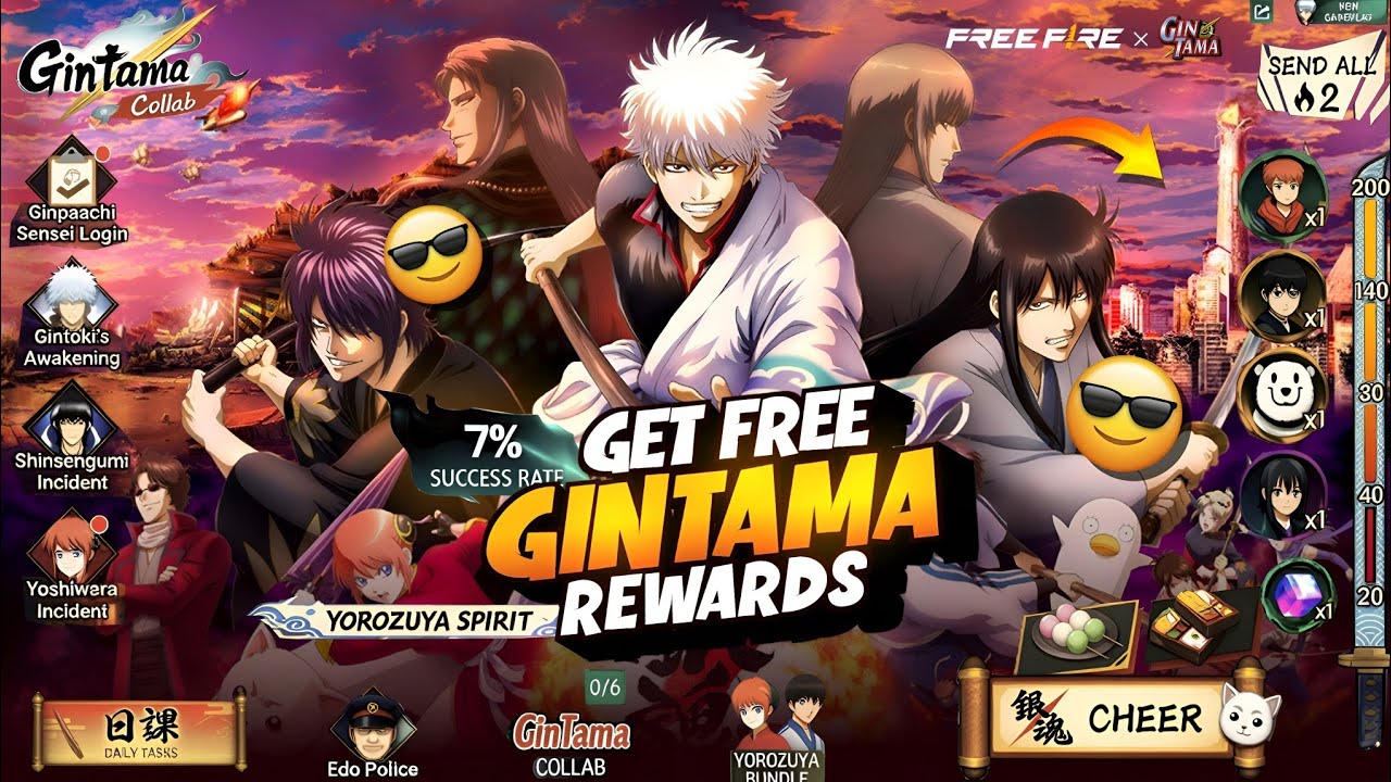 Free Fire x Gintama