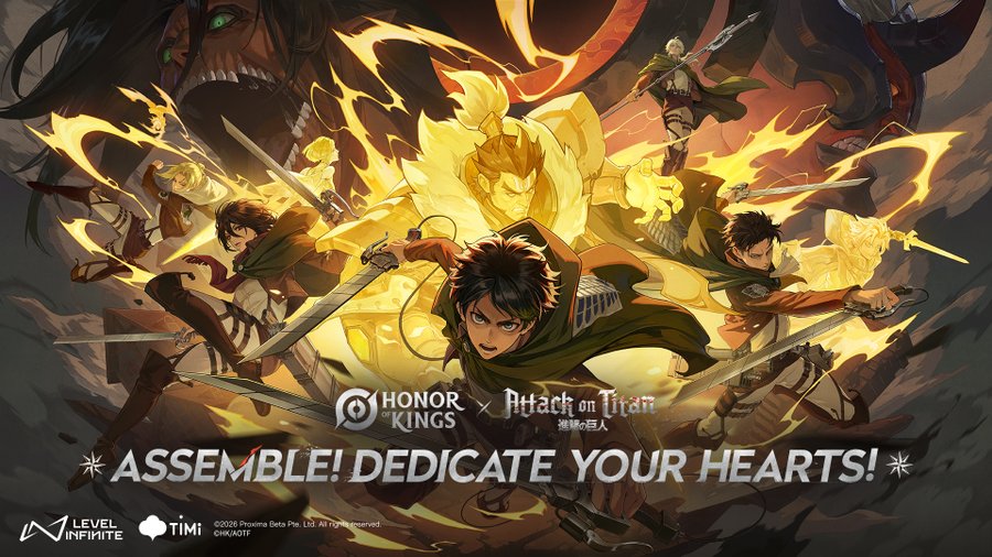 Honor of Kings x Attack on Titan