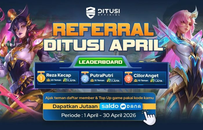 Referral Ditusi Program Ajak Teman, Dapatkan Jutaan Saldo DANA!