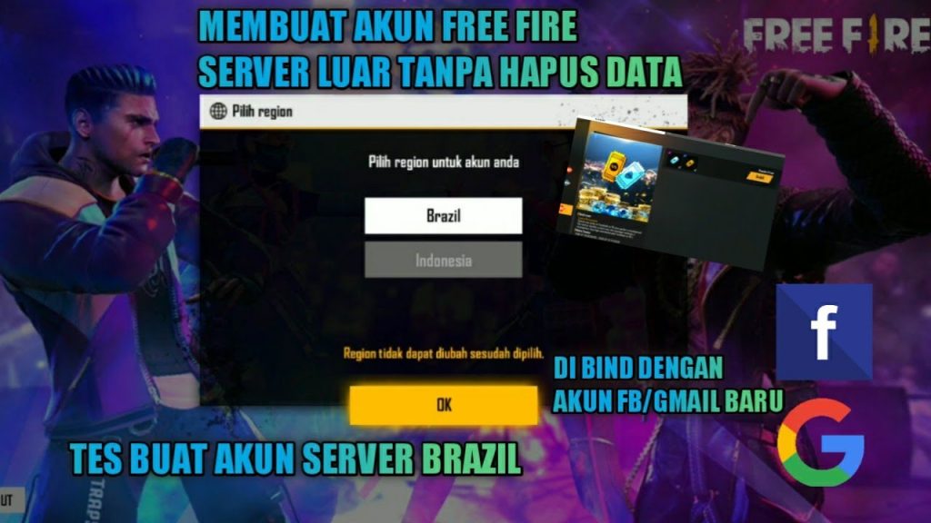 Cara Membuat Akun FF Server Luar