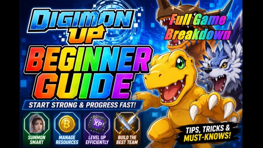 Beginner Guide DIGIMON UP