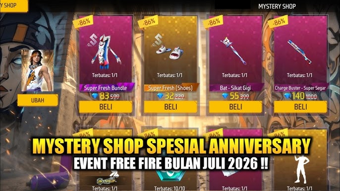 Mystery Shop Anniversary FF Juli 2026