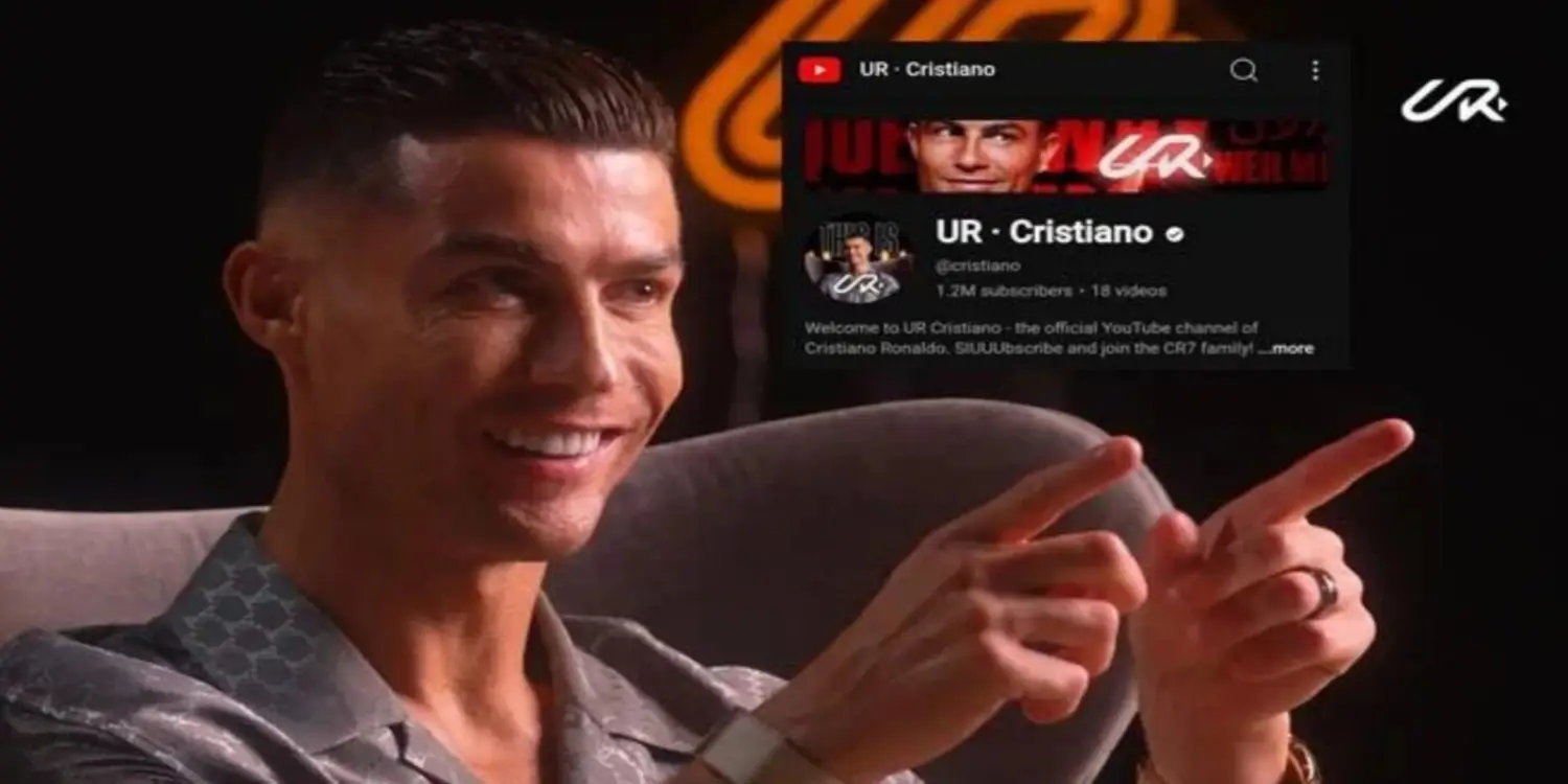 Cristiano Ronaldo Pecahkan Rekor YouTube: 1 Juta Subscriber dalam 90 Menit