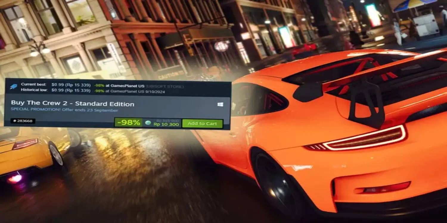 Game The Crew 2 Diskon 98% di Steam: Harganya Cuma 10 Ribuan!