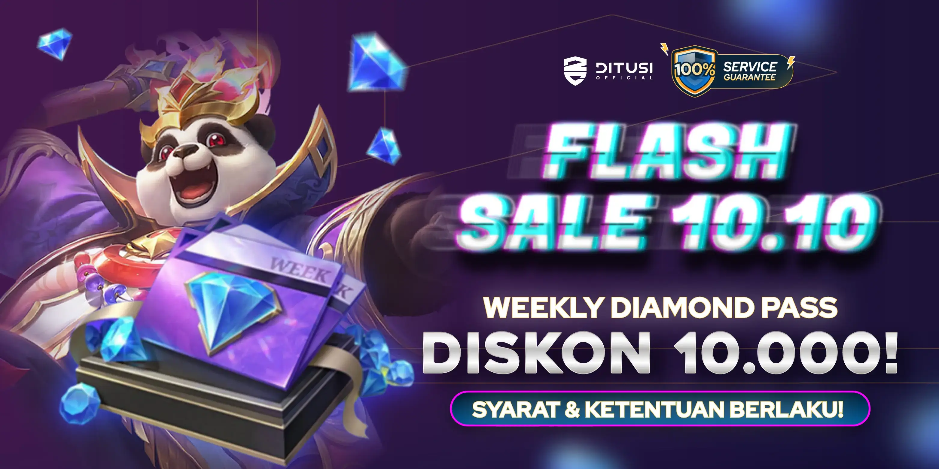 Flash Sale 10.10 WDP Diskon 10.000!