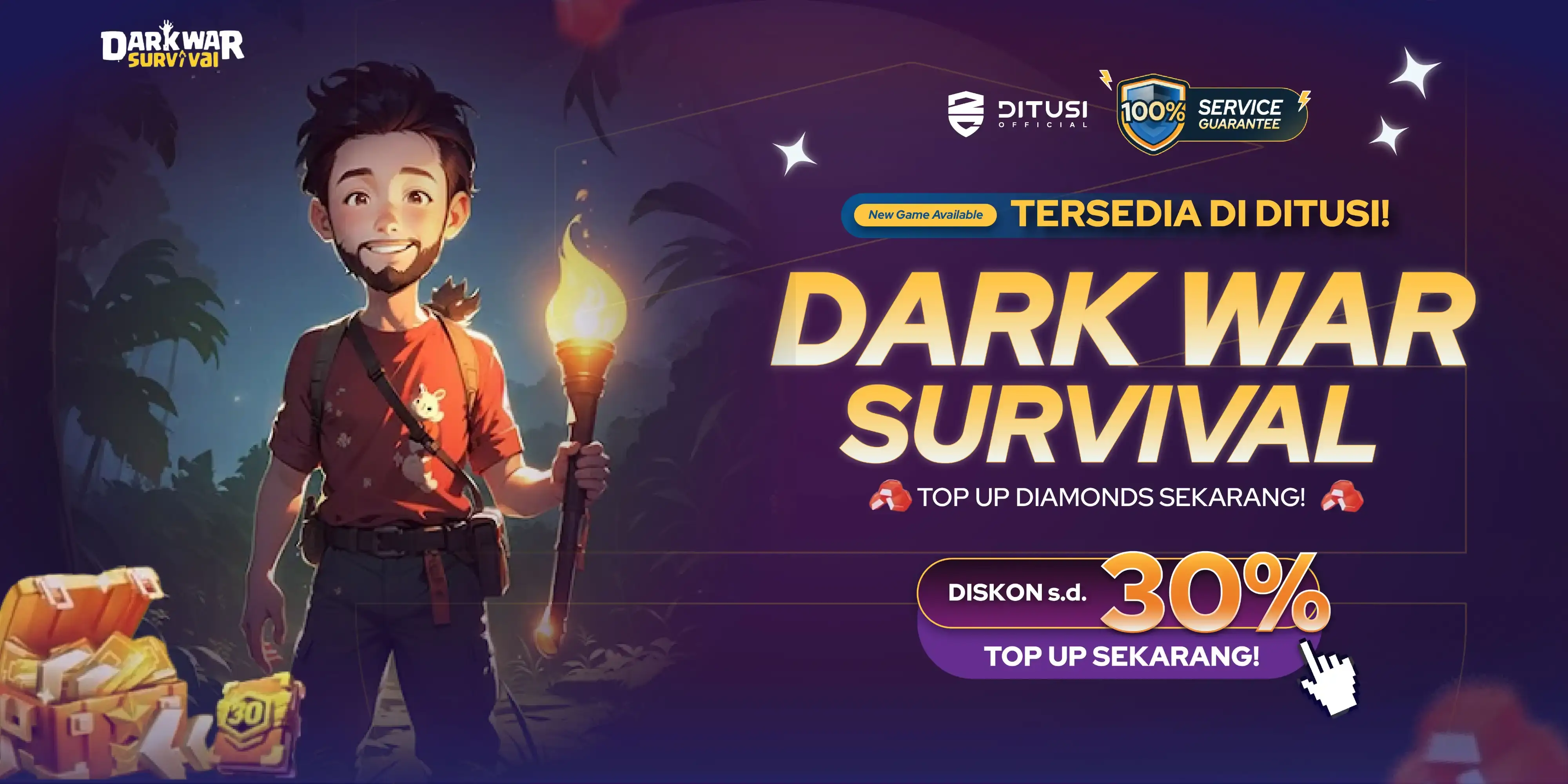 Top Up Dark War Survival dengan Diskon 30% di Ditusi!